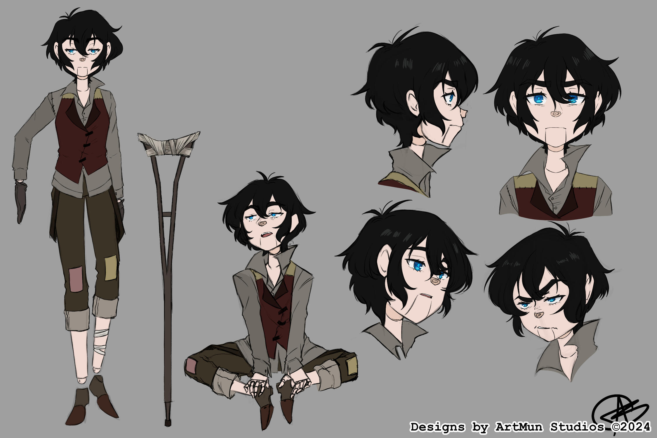 Pinocchio Character Sheet 2024