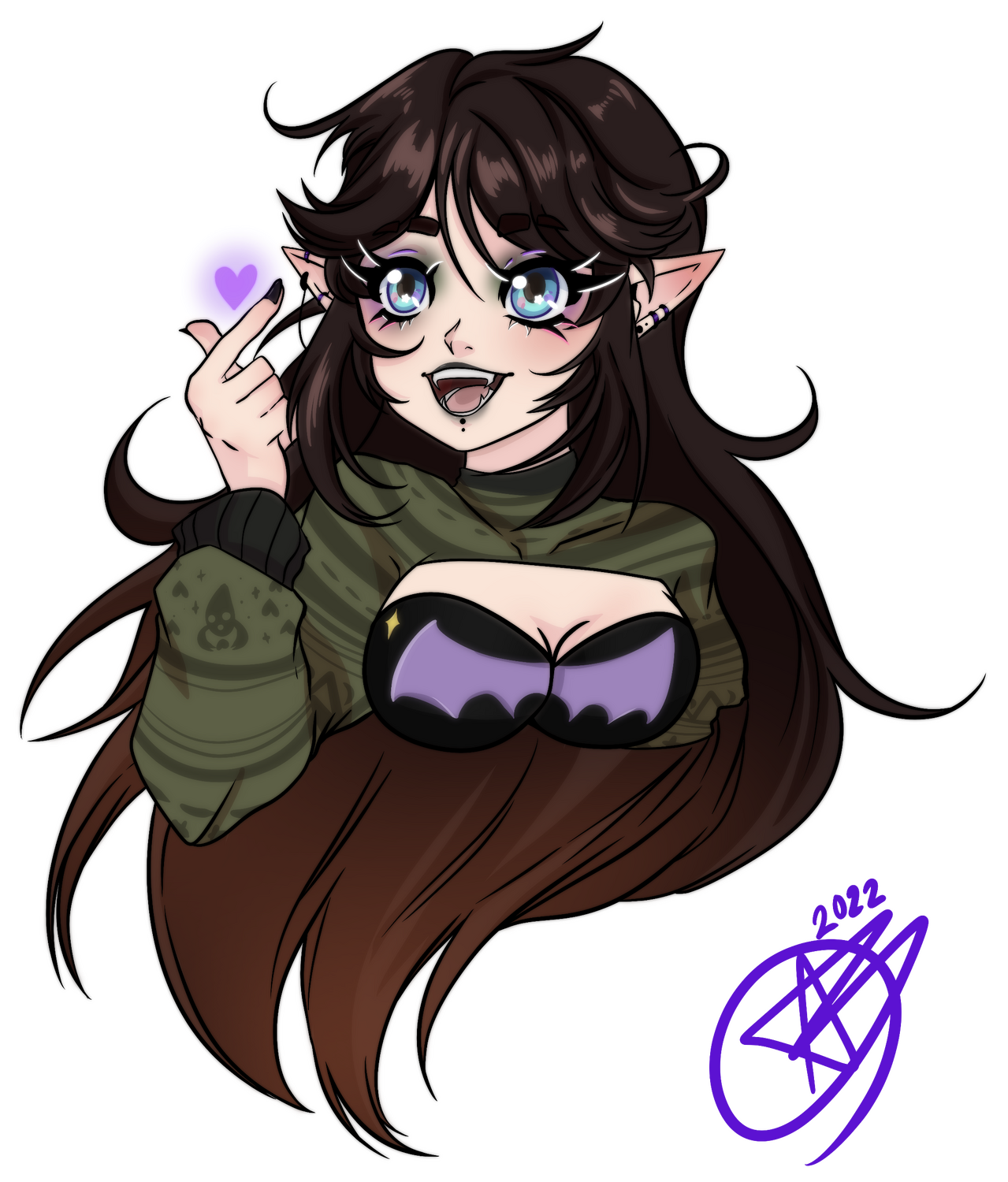 ALT/Bust of VTuber ElorePrimrose